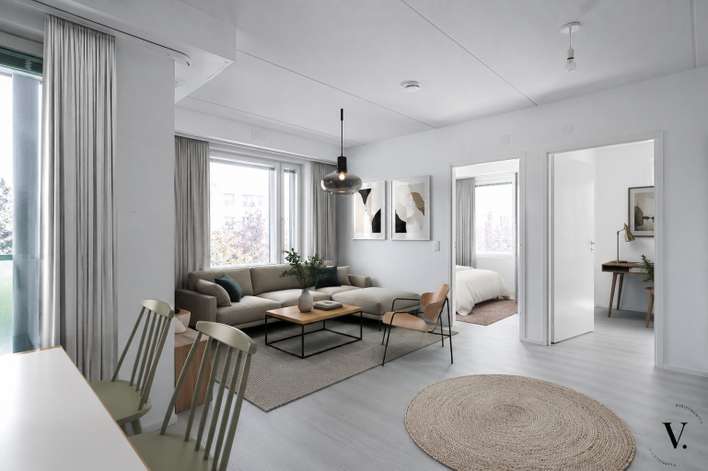 Kerrostalo, 3h+kt+kph+p, 51,5 m², Äijälänranta, Jyväskylä