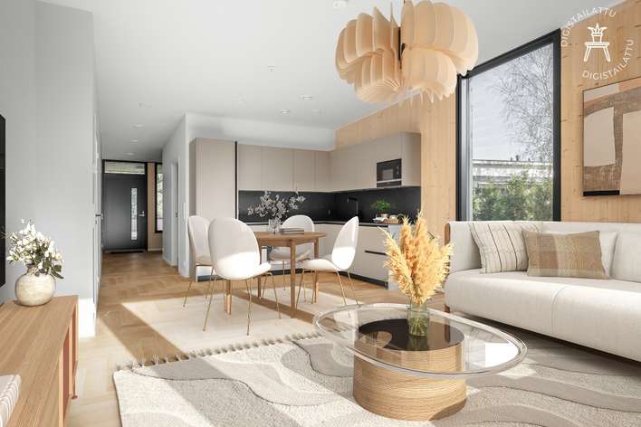 Paritalo, 3 h, k, s, 83,5/101,0 m², Kuusisto, Kaarina