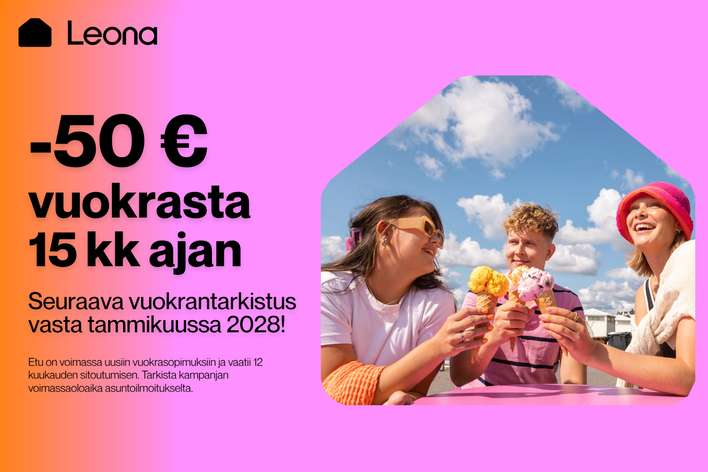 Kerrostalo, 2h+kk+s+p, 45,5 m², Pakkala, Vantaa