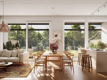 Visualisointikuva rivitalokodista B 08 (5h+kt+s, 135 m²)