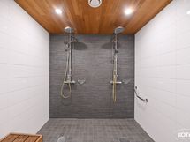 Yhtiön upea sauna- ja uima-allastila