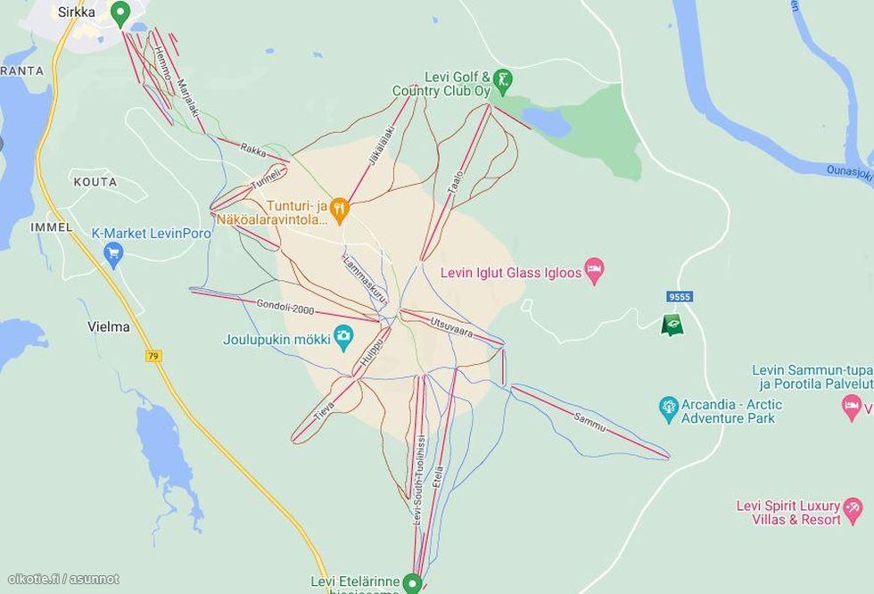 2,97 ha Utsunkulma 1,3,5,7,9,11,13,15,17,19,21,22, 99130 Kittilä Vapaa-ajan  tontti myynnissä - Oikotie 17214607