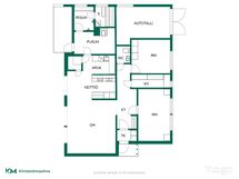 Pohjakuva 1975 valmistuneesta talosta