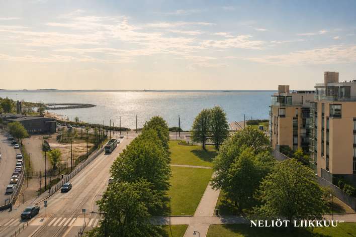 Kerrostalo, 3h, k, kph, s, lasitettu parveke, varasto, 107 m², Punavuori, Helsinki