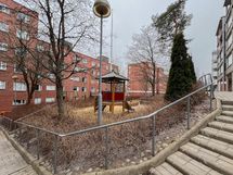 Piha-alue on viihtyisä.