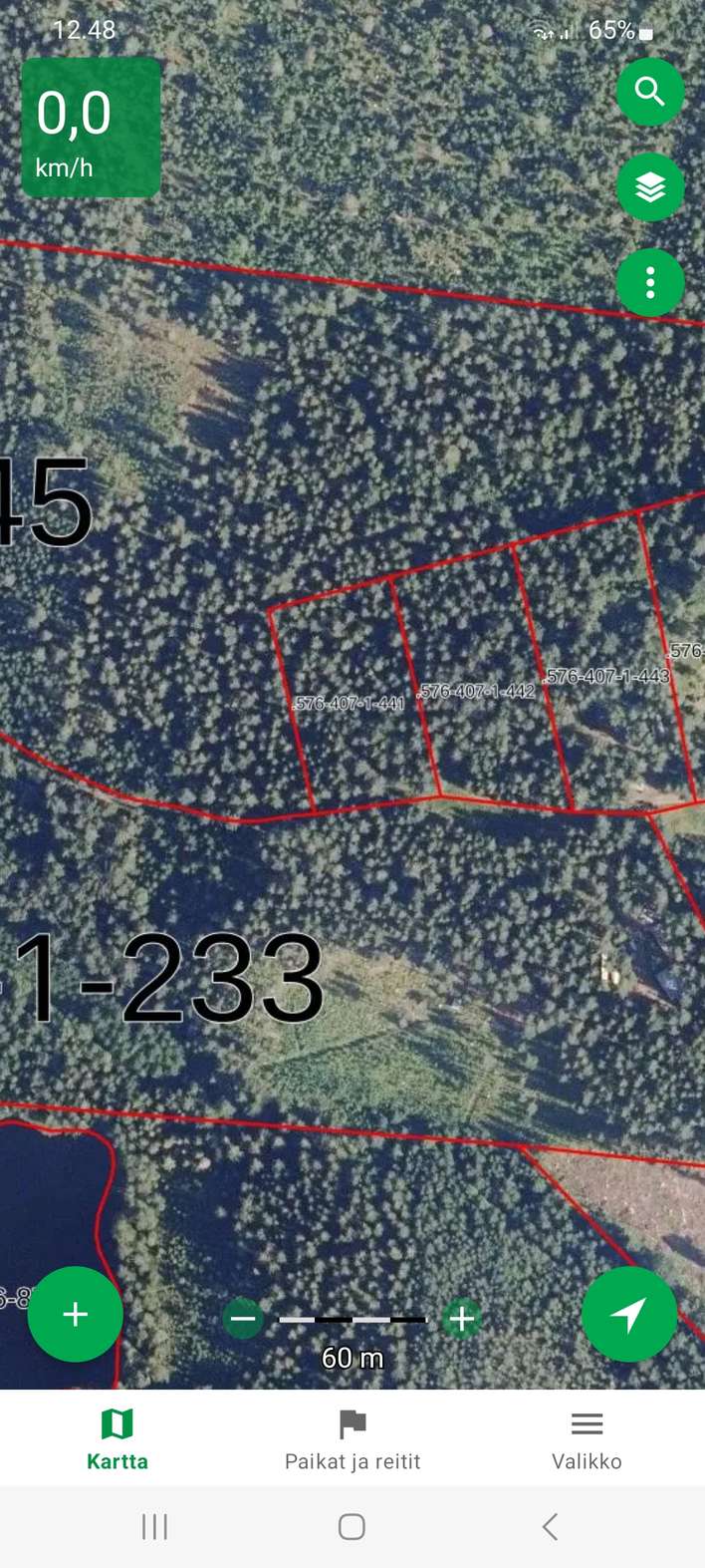 Tontti, 4 200 m², Padasjoki, Padasjoki