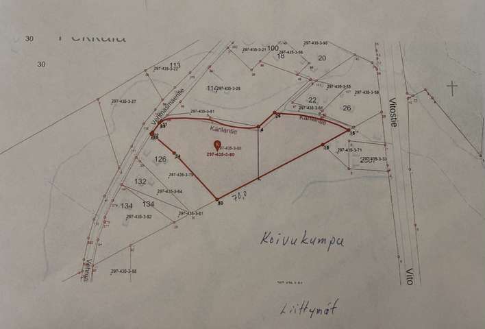 Tontti, 6 700 m², Vehmasmäki - Näkymä 2