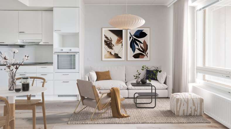 Kerrostalo, 2h+kt, 39,5 m², Finnoo, Espoo