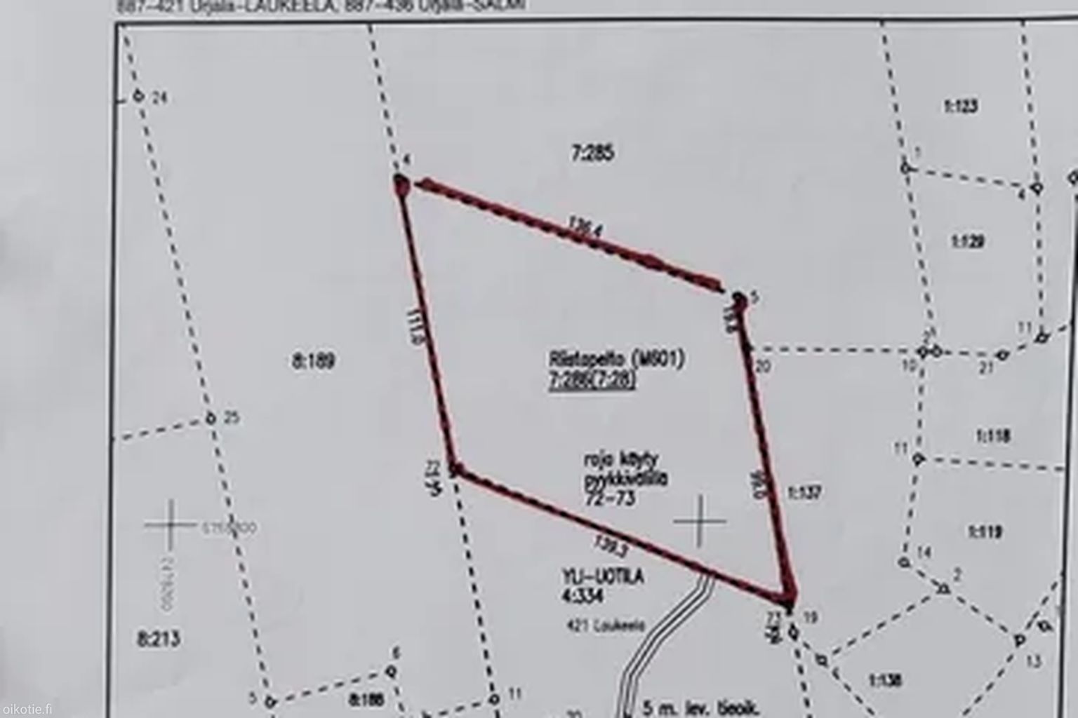 1,30 ha Hanhisuontie 536, Salmi, Urjala, 31700 Urjala Metsätila ...