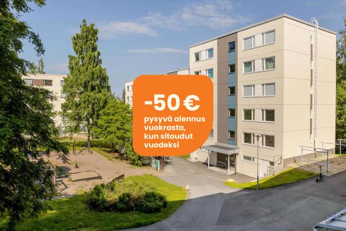 Kerrostalo, 2H+K, 52,5 m², Inkilänmäki