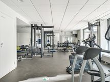 Taloyhtiön 24/7 tasokas kuntosali