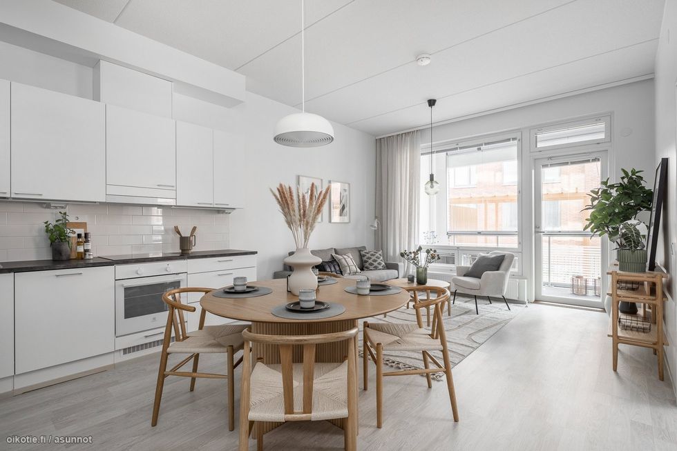 Valokuva vastaavankokoisesta asunnosta A3