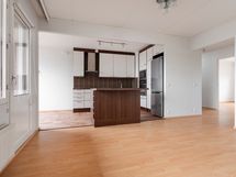 Olohuone/avokeittiö/saarreke