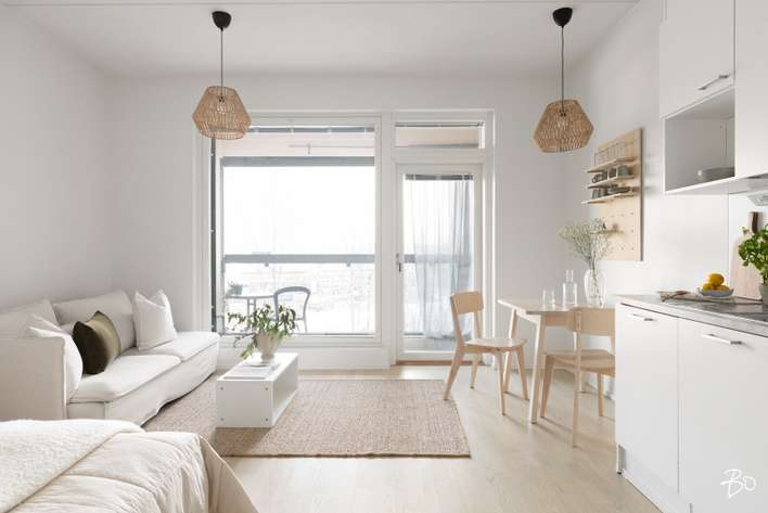 Kerrostalo, 1h, k, kph, et, lasitettu parveke (yj 1h+kt+lasitettu parveke), 26,5 m², Finnoo, Espoo
