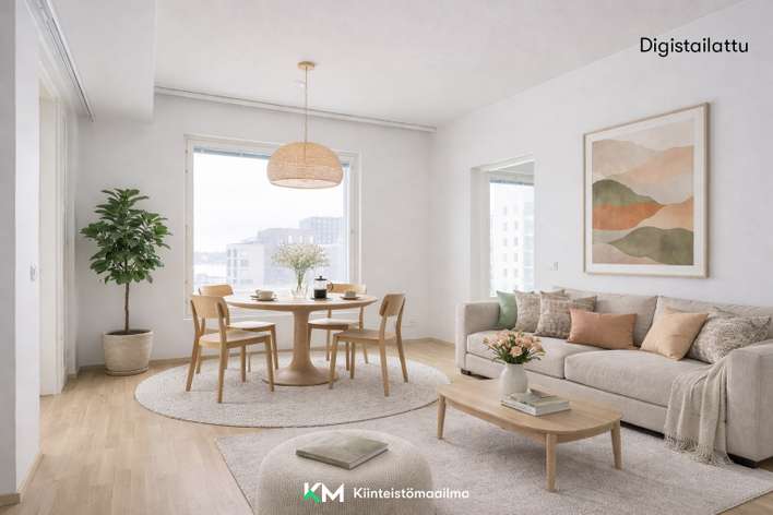 Kerrostalo, 3h+kt, 63,5 m², Kalasatama, Helsinki