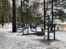 Laurinlahden uimarannan ulkokuntosali