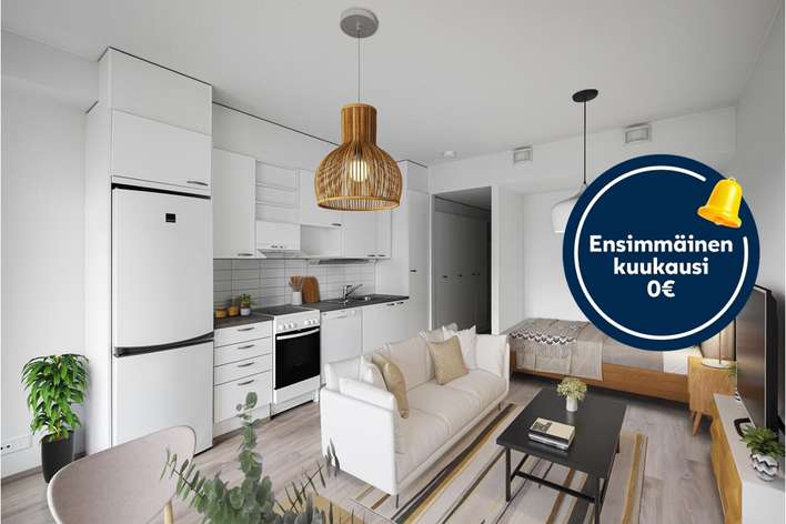 Kerrostalo, 1 H + KT + ALKOVI, 31,5 m², Nummi, Turku