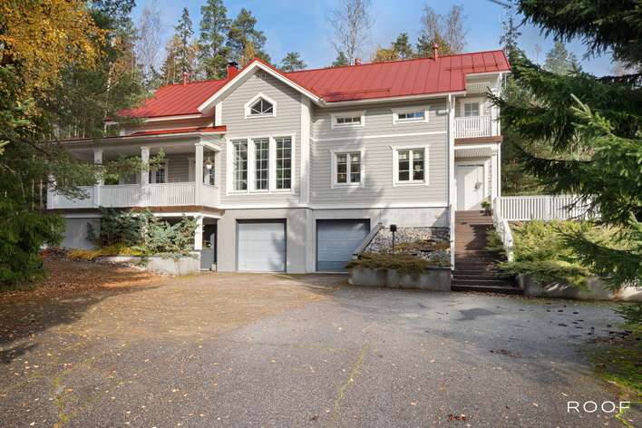Omakotitalo, 7-8 H + K+S+KHT+ yksiö, 282,5/380,0 m², Landbo