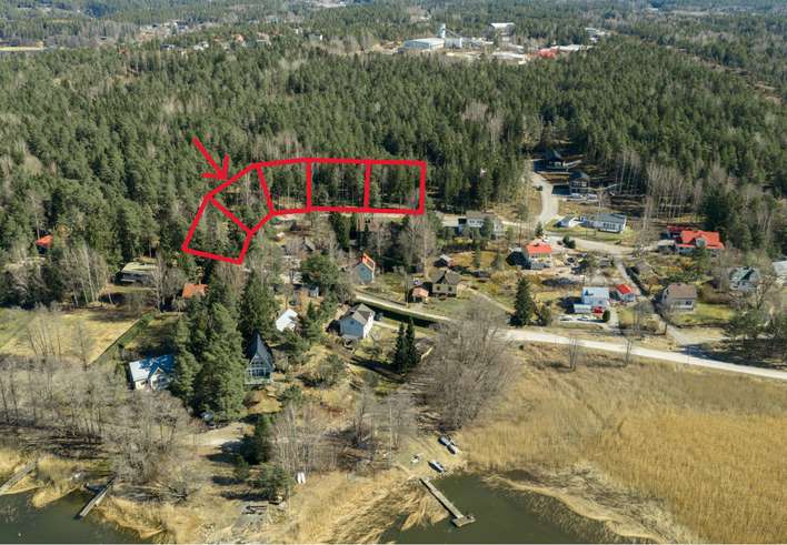 Tontti, 1 124 m², Norrbynranta, Parainen