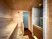 Taloyhtiön saunassa saat makoisat löylyt.