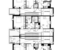 B-talon pohjapiirustus, 2.krs