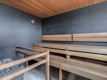 Taloyhtiön sauna.