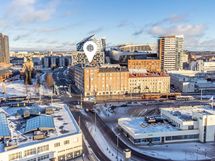 Tampereen keskustan sijainti!