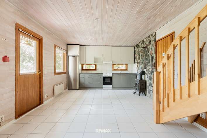 Omakotitalo, tupa, alkovi, kph/s, wc, vh, parvi, 46 m², Mallusjoki - Näkymä 4
