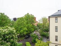 Näkymät huoneiston ikkunoista.