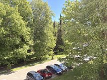näkymä pihalle