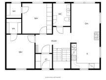 Yläkerran pohjakuva