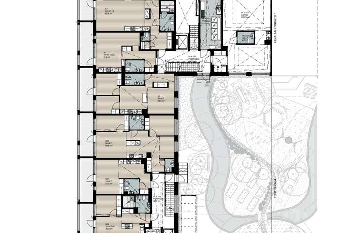 Kerrostalo, 3H+KT, 80,5 m², Jätkäsaari - Näkymä 4
