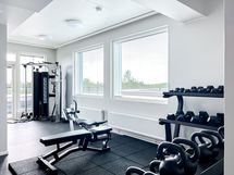 Taloyhtiön kuntosali (B-rappu ylin kerros)