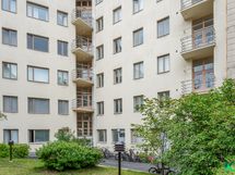 sisäpiha on rauhallinen