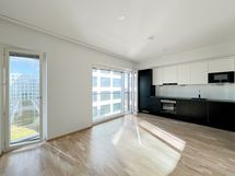 Tervetuloa 11.kerroksen kotiin, jossa peräti kolme ranskalaista parveketta idän suuntaan.