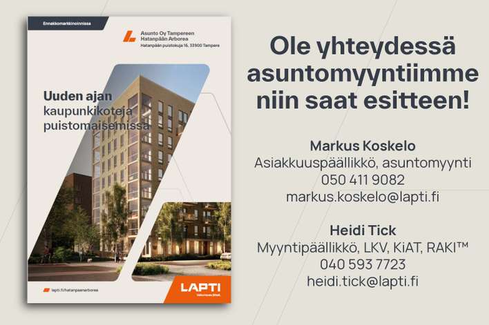 Kerrostalo, 2-3h+kt+2vh, 63 m², Hatanpää - Näkymä 4