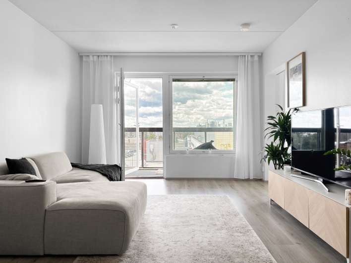 Kerrostalo, 2 h + avok + kph + et + lasitettu parveke. Yhtiöjärjestyksen mukaan 2 h +kt, 51 m², Tikkurila, Vantaa