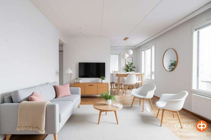 Kerrostalo, 2h,k,vh,kh,s, 60,5 m², Keskusta, Jyväskylä