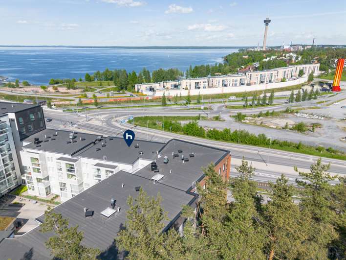 Kerrostalo, 3h, k, kph/wc, s, wc, vh, las. parv., 65 m², Santalahti, Tampere