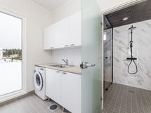 Havainnekuva suunnitellun talon rakentajan valmiista kohteesta, suuntaa antava