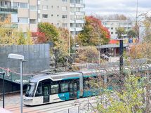 Raidejokerin pysäkille on matkaa vain reilu 300 metriä.