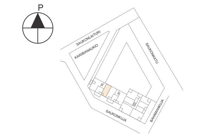 Kerrostalo, 3h+kt, 62 m², Jätkäsaari - Näkymä 3