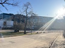 Katunäkymää talon edustalta.
