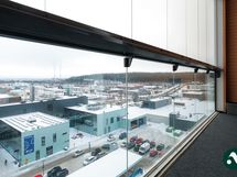 Taloyhtiön upea saunaosasto löytyy 9. kerroksesta.