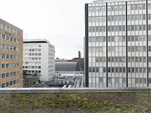 Näkymää yläkerran parvekkeelta
