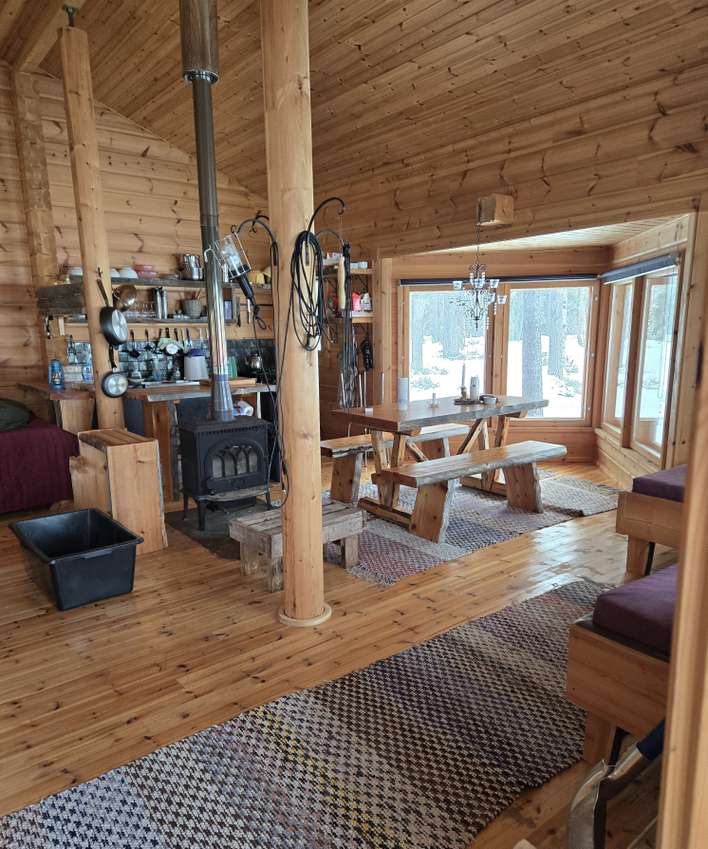 Loma-asunto, Erämökki, saunarakennus tuvalla ja varasto, 37,5/59,5 m², Köngäs - Näkymä 3