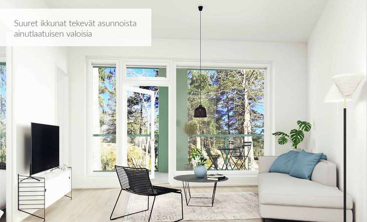 Kerrostalo, 2h+kt+11,5 m² parveke, 36 m², Martinlaakso, Vantaa