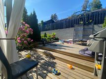 Kesäkuva terassilta.