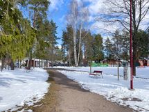 Alueella upeat ulkoilumahdollisuudet.