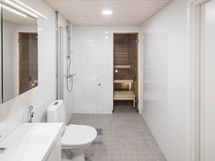 Asunnossa sauna
